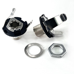 6.35 Motherboard Guitar Speaker Key Holder Socket Accessory Marshall Keychain 6.35 Plug