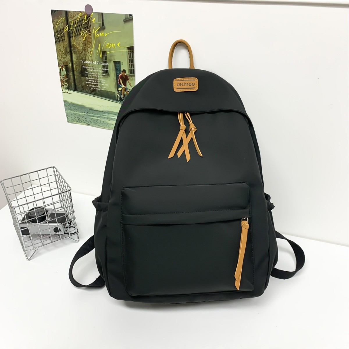 Foreign Trade Solid Color Backpack for Outdoor Travel, Lightweight Sports Travel Backpack, Southeast Asian High School Student School Bag for Men