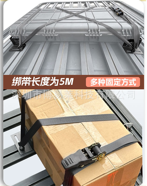 Roof Rack Mounting Accessories, Roof Rack Rail Limiters, Roof Platform Luggage Box Limiters, Tension Rings