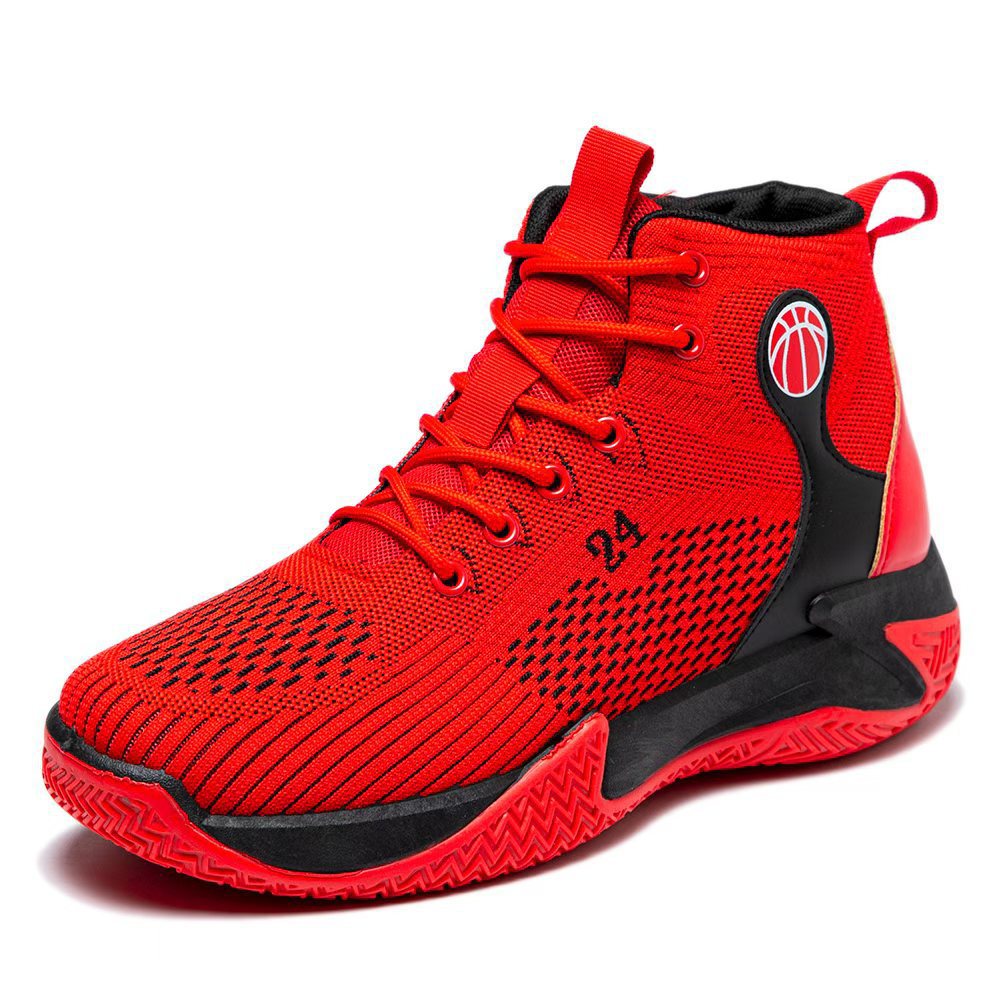 Nuevos zapatos de baloncesto de verano de moda al aire libre zapatos de carrera de suela gruesa rebote de tela de malla zapatos deportivos para niños