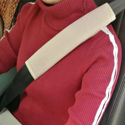 Seat belt shoulder pad – flannelette four seasons universal shoulder
