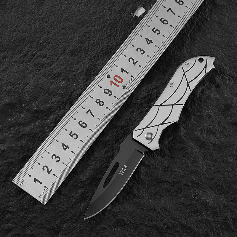 Mini outdoor survival folding knife pocket knife stainless steel fruit camping survival gift knife folding knife pocket knife