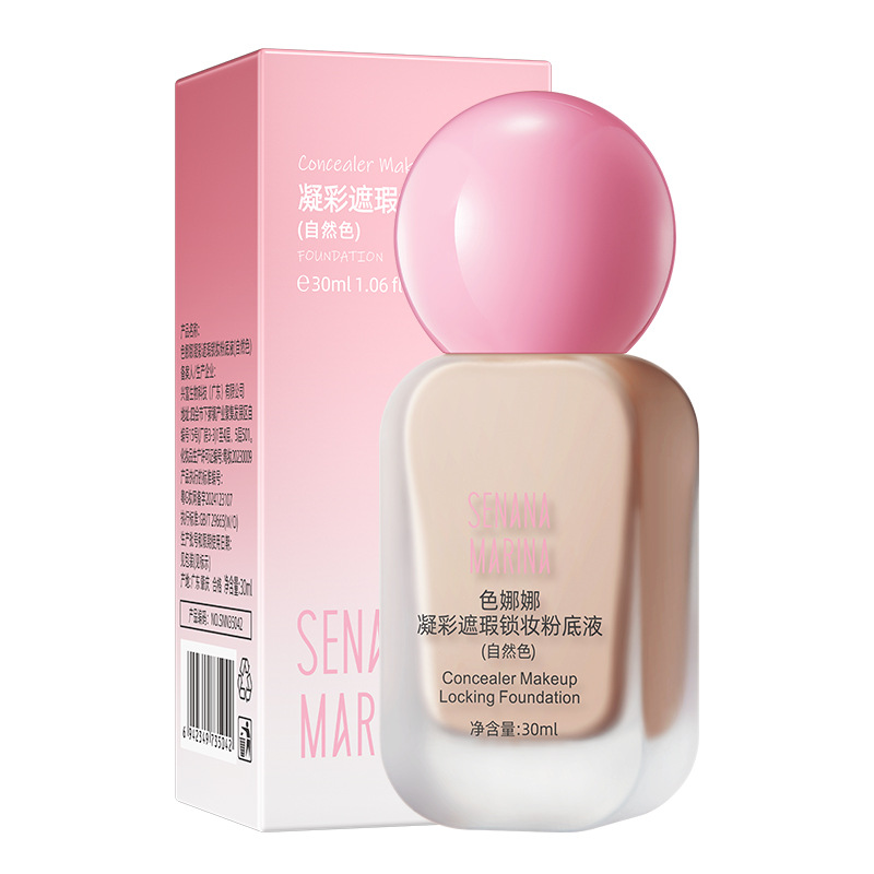 Color Nanna gel concealer maquillaje base líquido natural desnudo maquillaje modificar el tono de la piel mejora la piel base líquido al por mayor