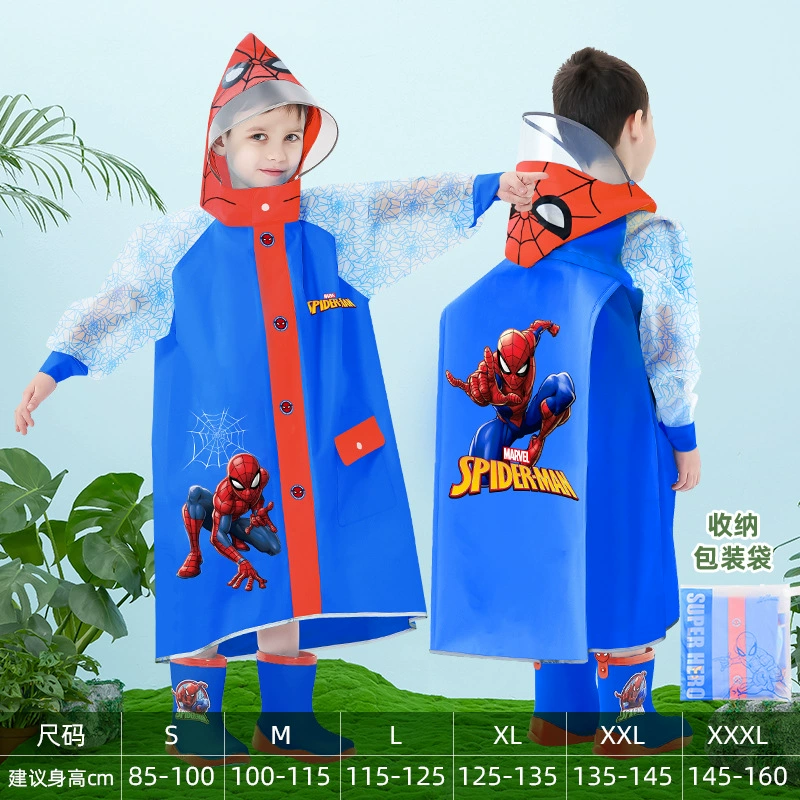 Children's backpack, waterproof raincoat for students for early age