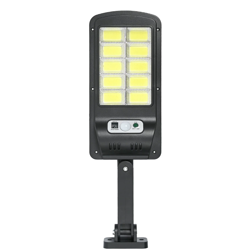 Solar street lamp with motion sensor and remote control, high luminosity, waterproof, 4–16 cells