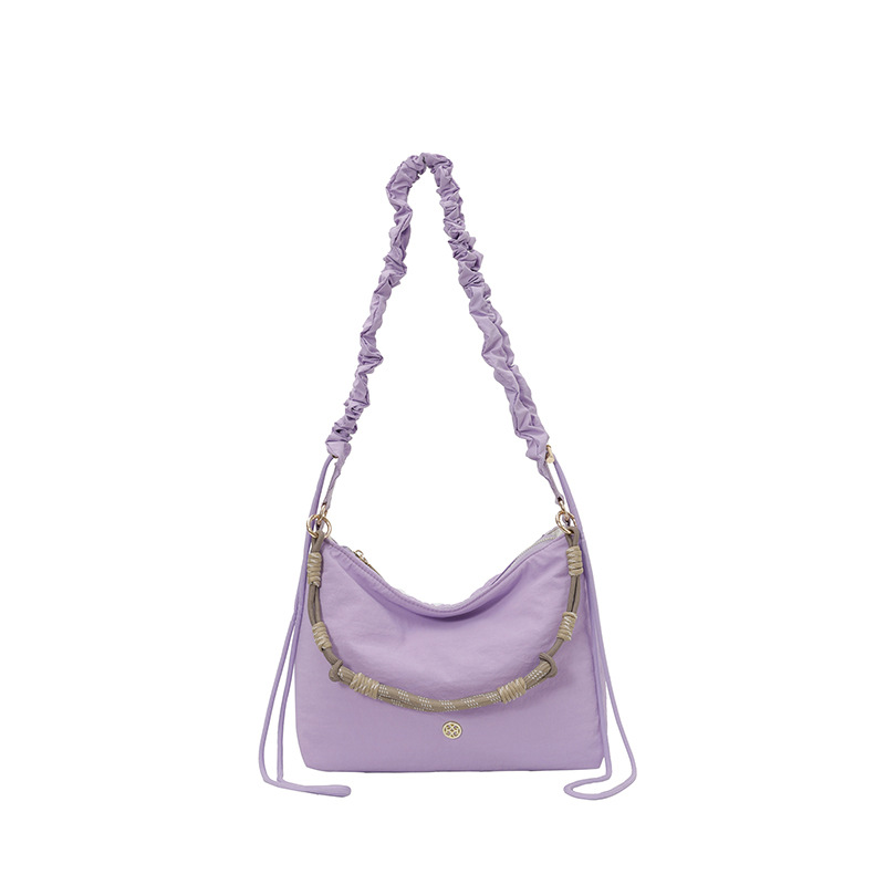 2026 Luxury Niche Design Pleated Casual Bag For Women, Trendy Single Shoulder Crossbody Cloud Bag Wholesale - Thumbnail 7