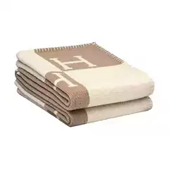 H Letter Airplane Travel Blanket - Soft Fleece Throw for Couch, Sofa, Nap, Single Size