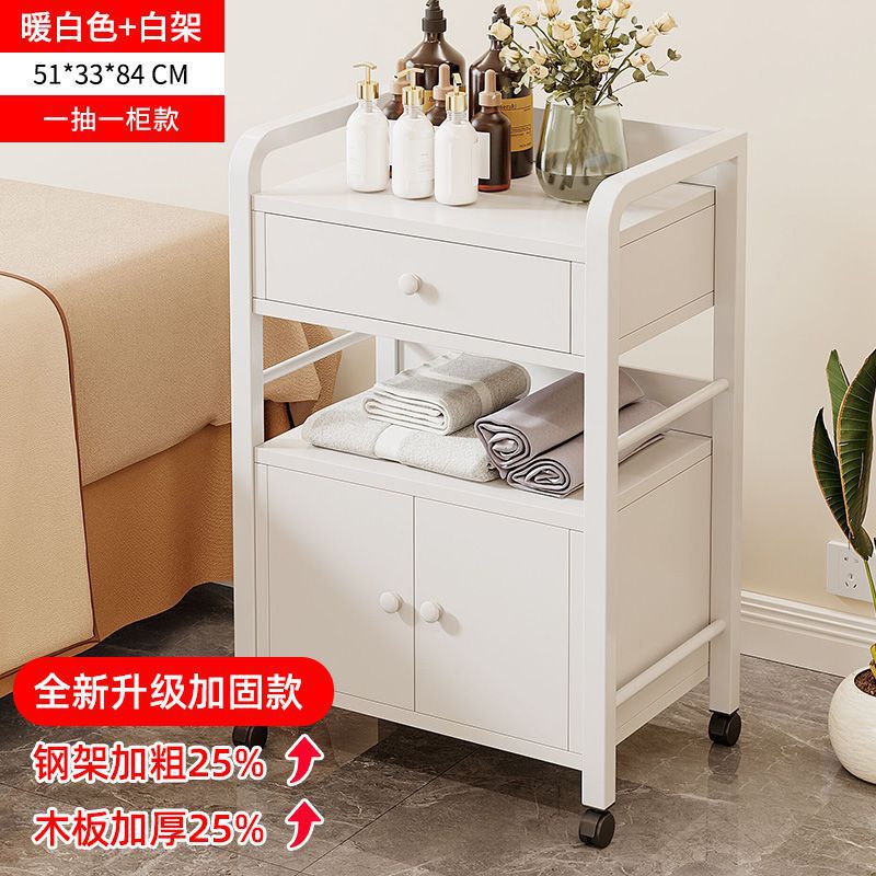 美容院火罐工具车小推车可移动置物架多层轻便收纳架美甲美容柜|undefined