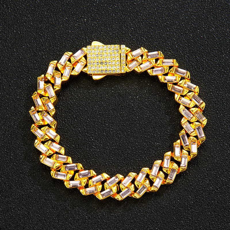 Fashion Geometric Alloy Inlay Rhinestones Unisex Sweater Chain 1 Piece