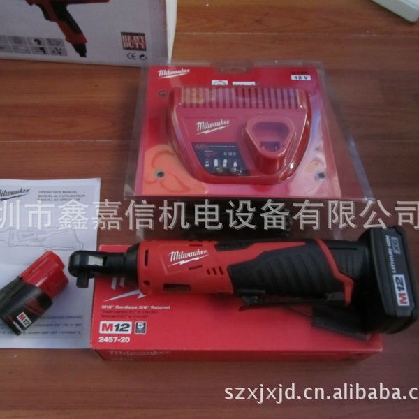 现货批发米沃奇工业级充电棘轮扳手2457-20