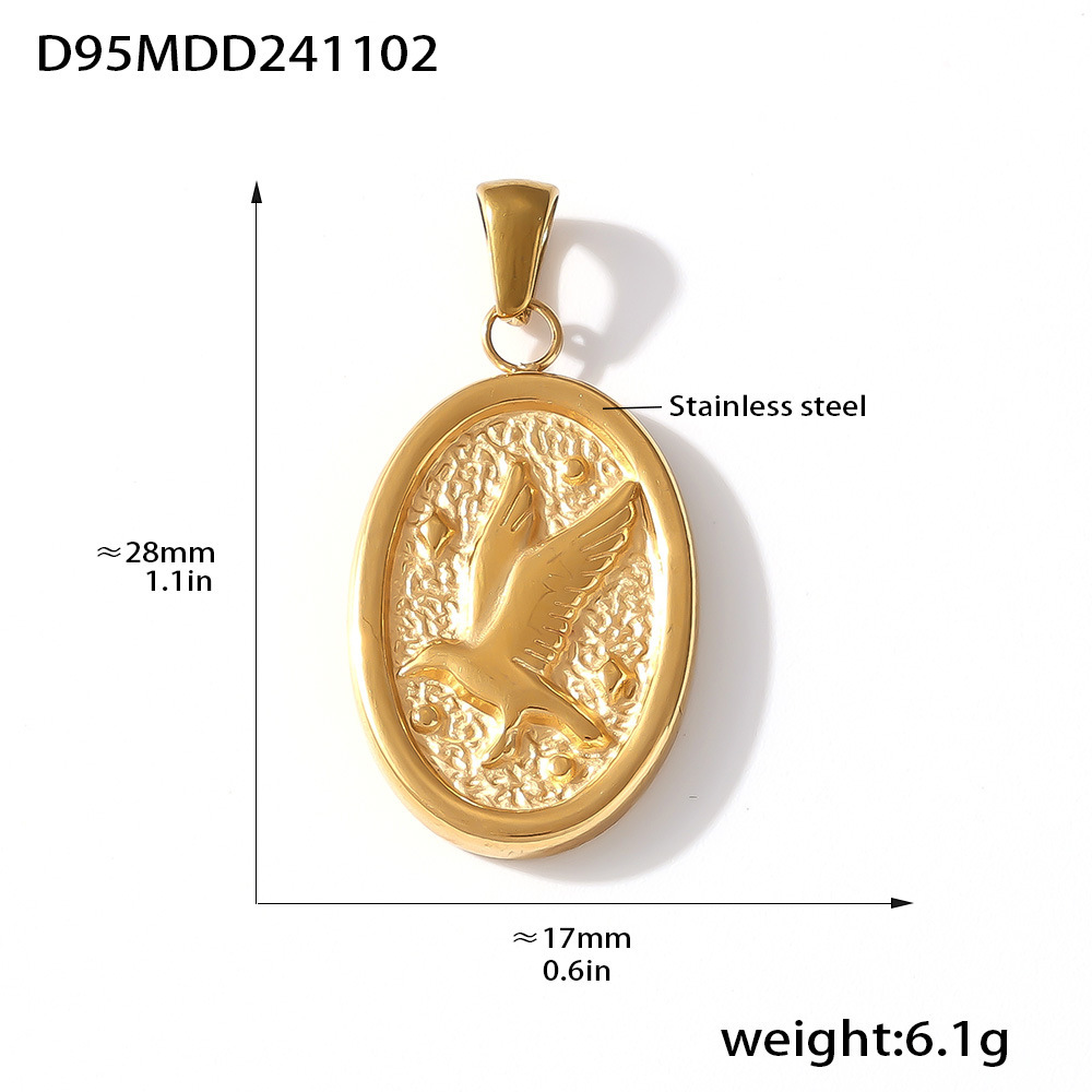 4g Weight Pendant Jewelry Making Type 1 Piece Quantity Daily Occasion 304 Stainless Steel Material Geometric Pattern Unisex Gender Plating Design Classic Style Style Wholesale Jewelry Classic Style Geometric 304 Stainless Steel Plating 5