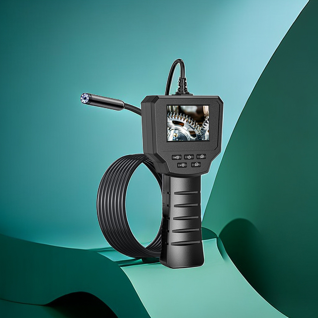 2.4 inch Screened Endoscope for Car Repair Tubes, High-Resolution Camera, Waterproof Underwater Probe, Cross-Border Product
