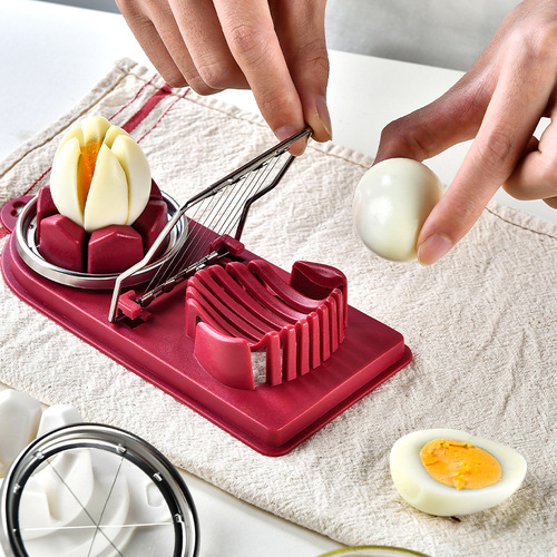 Kitchen gadgets plastic egg cutter Japanese-style egg cutter petal-type egg splitter egg splitter