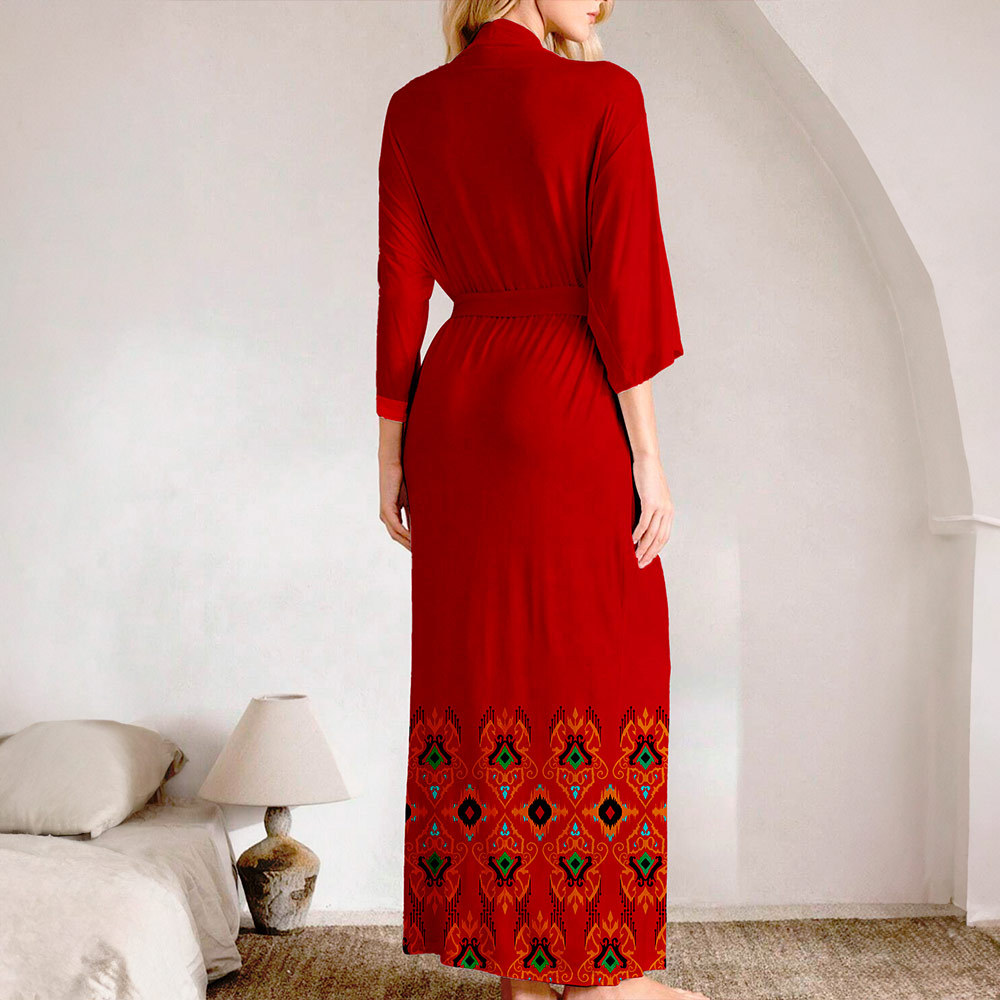 Yaoting nuevo pijama de tamaño grande mujer satén de verano Chiffon ligero lujo helado seda ropa de dormir WP3433