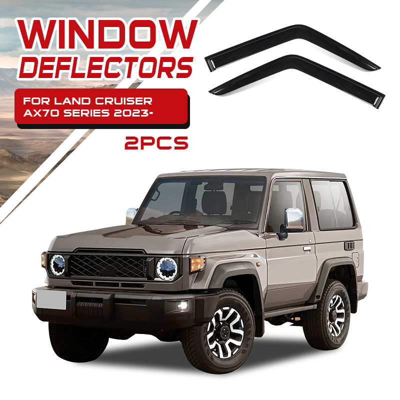 TXR aplicable a Land Cruiser LC79 70 Window Visors Ventana Eyebrow