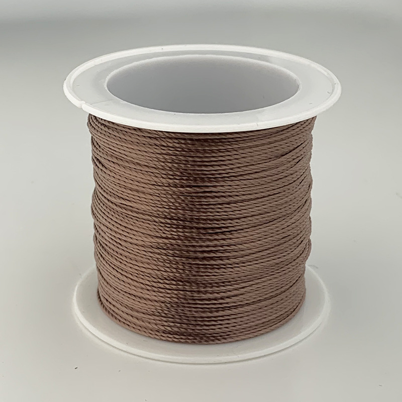 12 hilos de alambre trenzado hilo rojo hilo de color Morandi cuerda trenzada collar cuerda cuerda trenzada a mano material de bricolaje