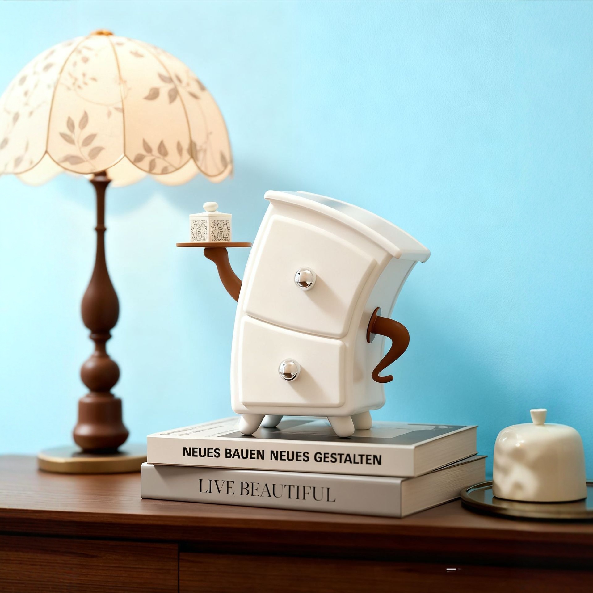 Desktop Storage Box, Creative Drawer, Bent-Back Entryway Storage Cabinet, Dressing Table Jewelry and Earring Compartment Storage Box