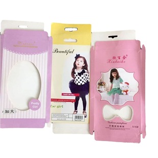 Factory Direct children's jumpsuit packaging carton velvet packing box leggings box