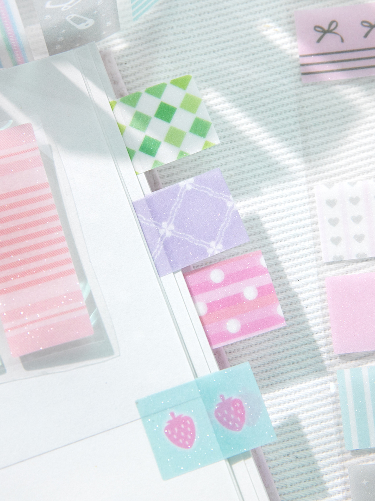 Líneas de bloque y película de papel cortar cinta adhesiva mosaico de color bloque de cuadrícula de color sólido material de libro de mano decoración pegatinas índice