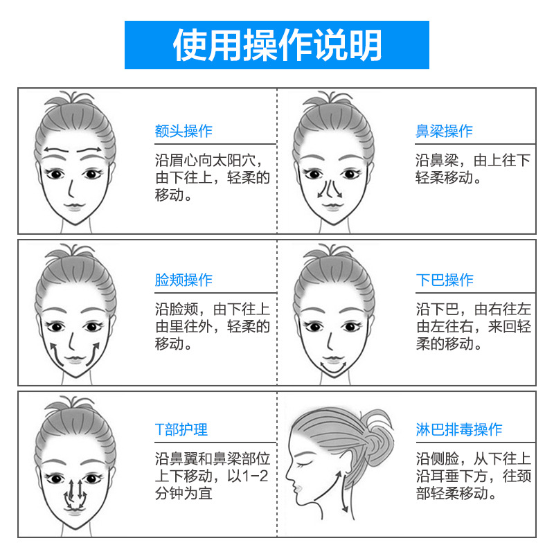 Dispositivo de belleza para terapia facial con fotones de luz azul, masaje facial frío y caliente, dispositivo de introducción de productos faciales.