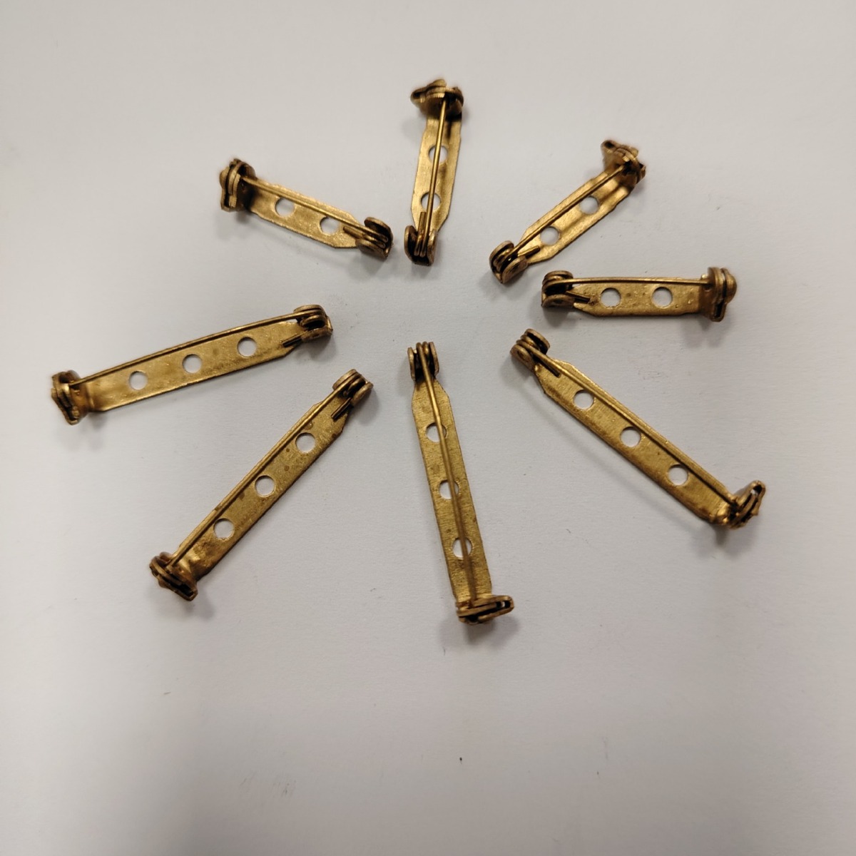 厂家供应铜铁不锈钢简易安全别针保险胸针大头扣针回形针德式别针
