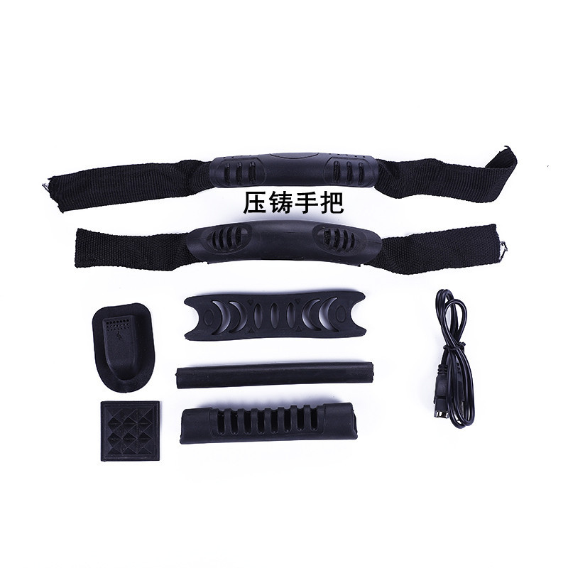 Black Die Casting Handle Accessories DIY Toolbox Handle Plastic Replacement Handle Plastic Accessories
