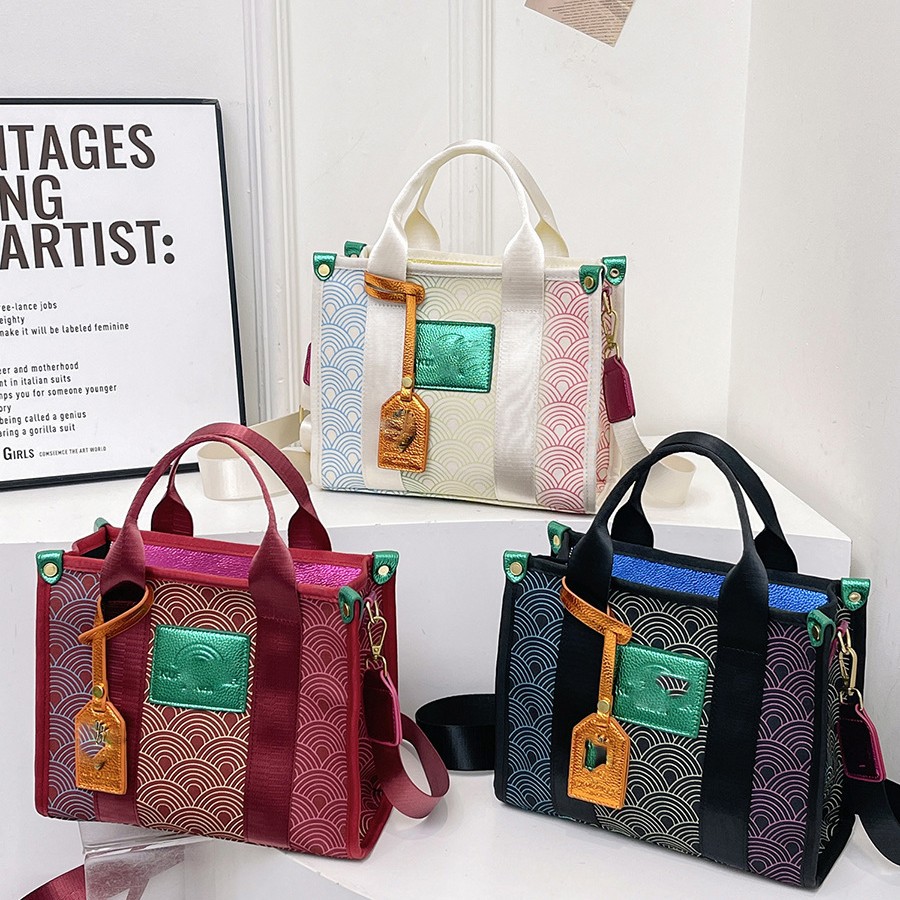 2025 primavera venta caliente bolso de mujer transfronterizo todo fósforo a juego bolso de mensajero de hombro de gran capacidad para viajeros