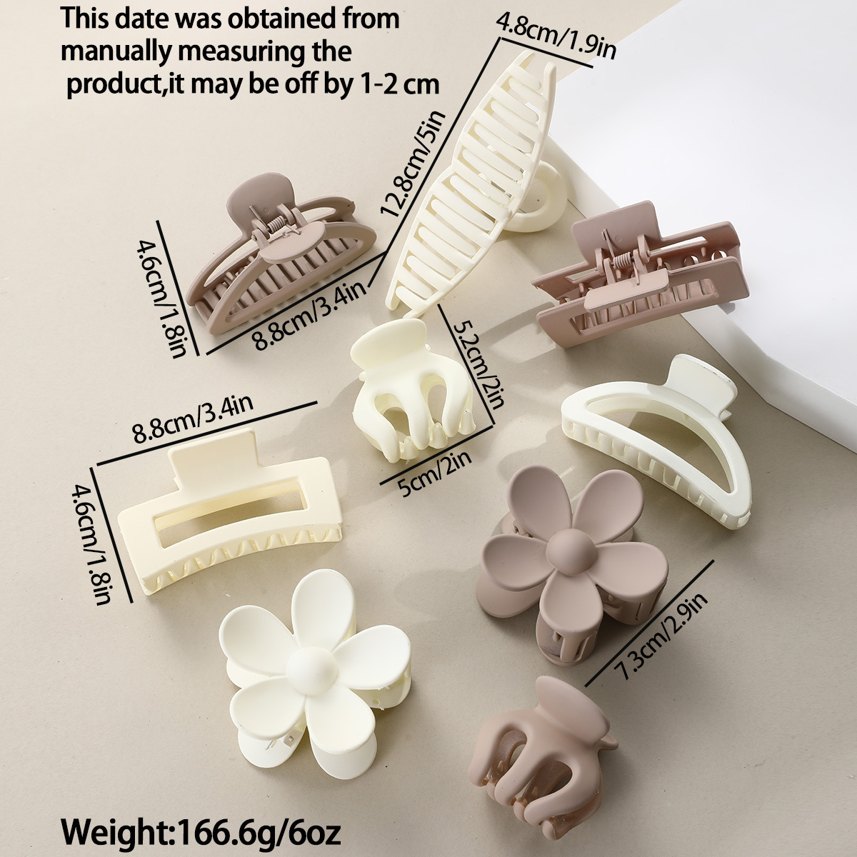 TikTok Xi Yin Amazon agarre tiburón clip perla anillo de pelo Fengpin DIY horquilla anillo de pelo 17 piezas