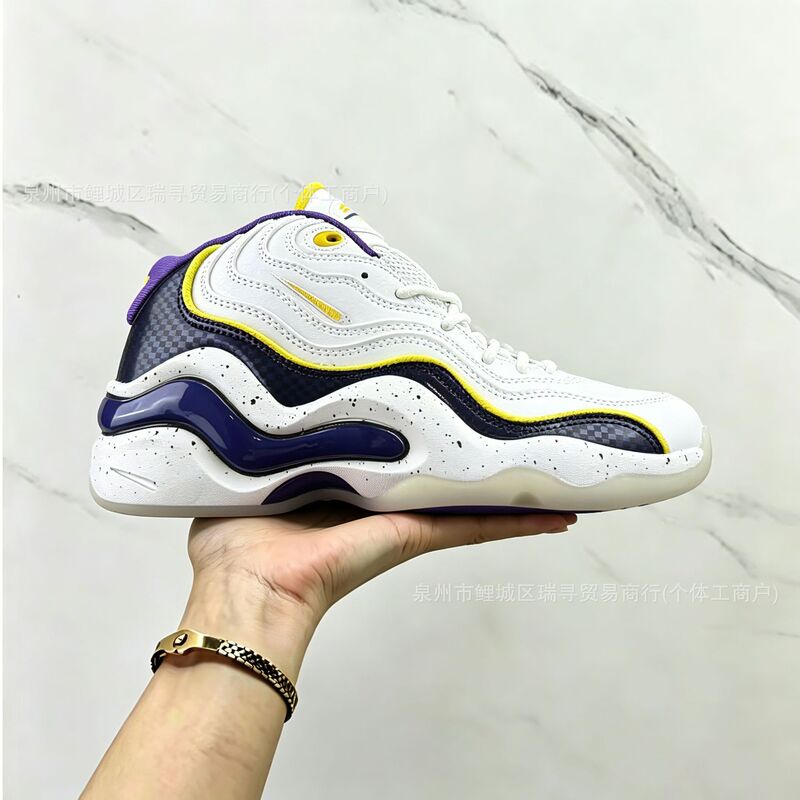 High-Quality Export Shoes Flight 96 Putian Casual Sports Shoes Hardaway Non-Slip Wear-Resistant Mid-Top Basketball Shoes