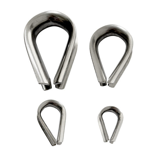 Stainless Steel Chicken Heart Ring Stainless Steel Ring 304 Wire Rope Rigging Ring Boast Triangle Ring in Stock