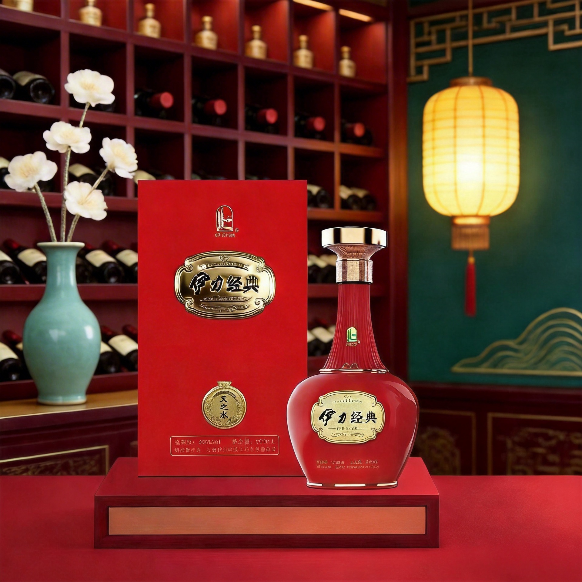 新疆伊犁特伊犁经典天之水50度500ML*6盒/箱绵柔型白酒批发包邮