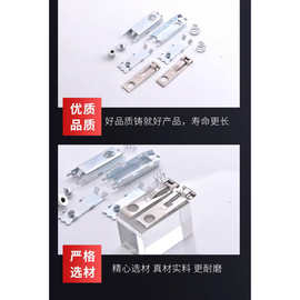 三卡锁五金工具展揽器材铁壳三卡锁标摊搭建