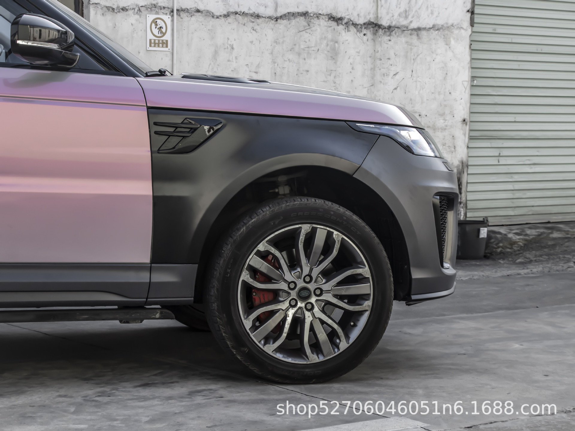 Suitable for 15-17 Land Rover Range Rover Sport Models Modified to 18-22 Svr Old-To-New Front Bumper Surround Kit
