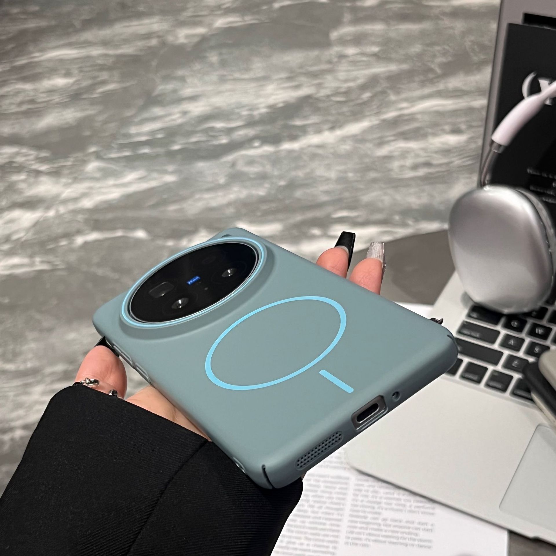 Azul ondulado