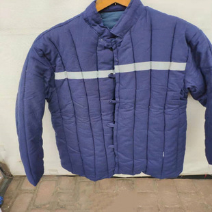 Mining cotton-padded jacket with reflective strip cotton-padded jacket underground wear mining cotton-padded jacket cotton miner cotton-padded jacket vest with reflective strip
