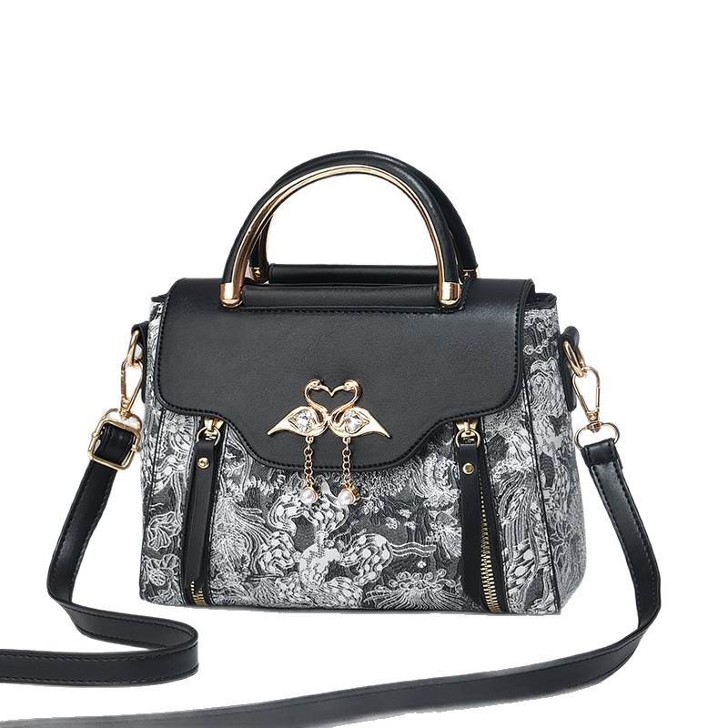 2025 New Women's Bag Accessible Luxury Women's Handbag High-End Single Shoulder Crossbody Bag Chinese Style Small Square Bag Women's Bags