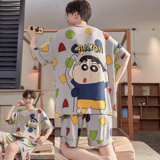 Modal Men's Pajamas Summer Thin Summer Wearing Loose Men's Home Clothes suit 2025 New