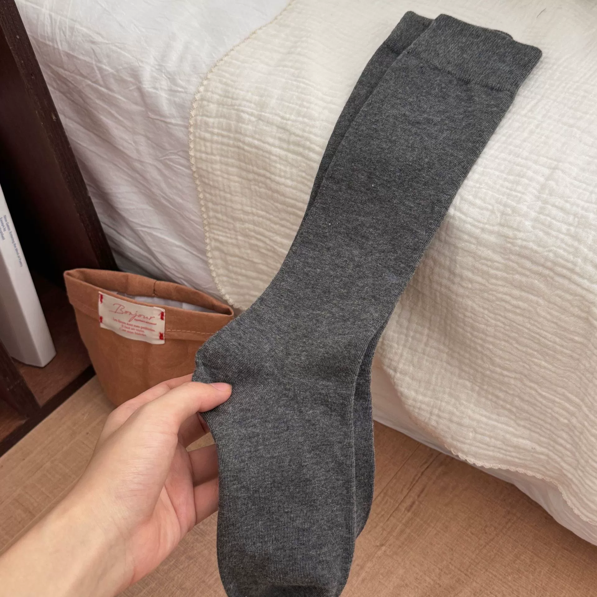 Хлопковые демисезонные носки Knee?