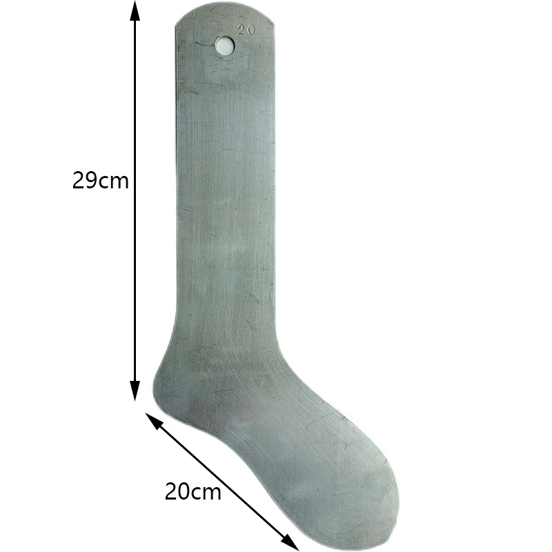 Calcetines que forman la placa calcetines rectos que forman la placa que cuelga estilo curvado calcetines rectos calcetines de aluminio placa que forma la placa de fijación