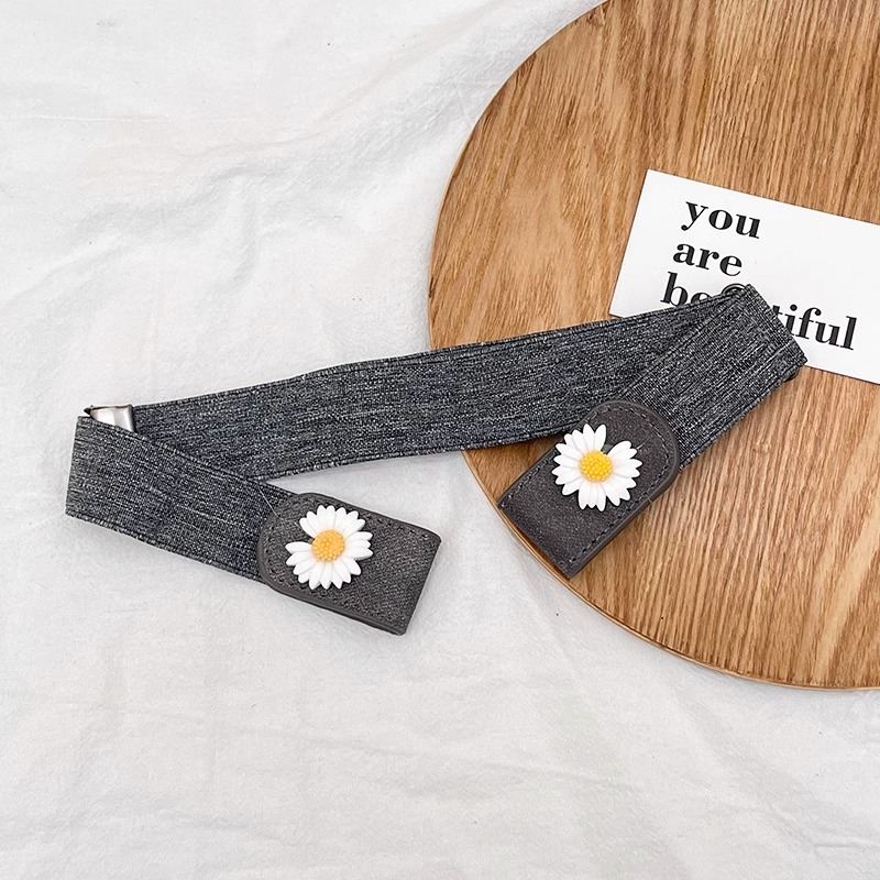 Pantalones cintura tamaño ajuste hebilla cintura apretado artefacto perezoso elástico entrenamiento militar cinturón Mujer Denim cintura cinturón de apriete