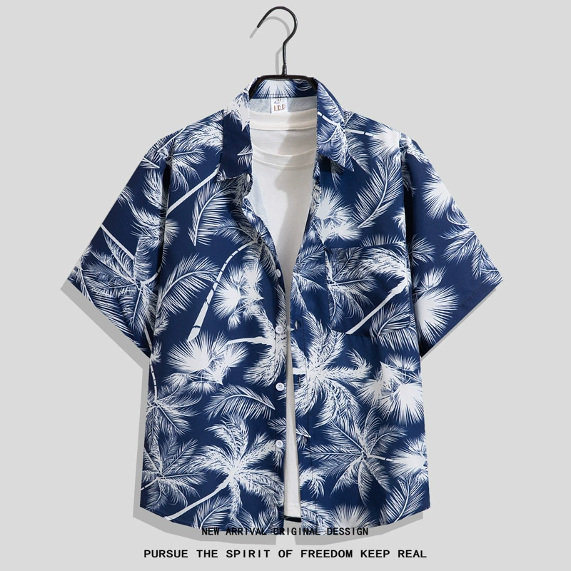 Рубашка Summer oversize хип‑хоп короткий рукав, унисекс, свободный крой (размеры до 4XL)