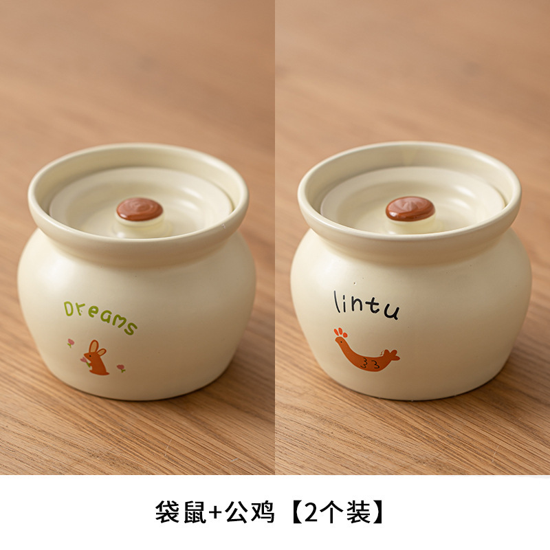 クリーム風シチューの杯瓦缶とスープの陶磁器は蓋をして水をあけて杯を煮込んで缶の家庭用沙県の一人分のスープを煮込んで杯を蒸します。|undefined