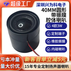 メーカー卸売フルレンジキャビティスピーカー 40mm4 オーム 3 ワット防水スピーカー内部磁気ダイヤフラムラウンドサウンドスピーカー
