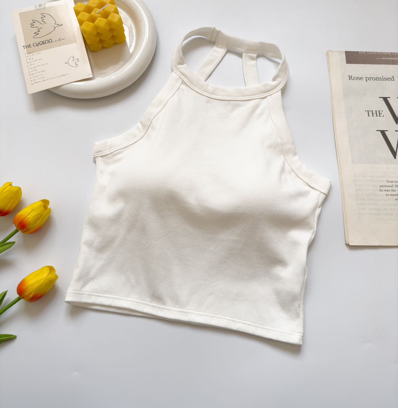 White (pure cotton quality)