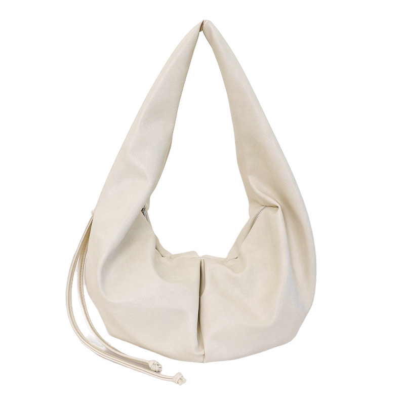 Nuevo paquete transfronterizo perezoso de viento creciente, temperamento femenino de alto nivel, bolso de brazo pequeño, simple y universal.