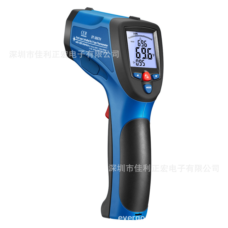 CEM华盛昌 DT-8868H双激光红外线测温仪