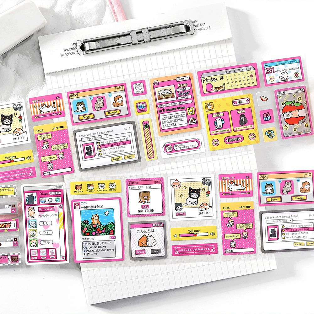 Infeel.Me Cinta de troquelado de material de viento antiguo Linda serie de negocios Cinta de decoración de collage de cuentas manuales