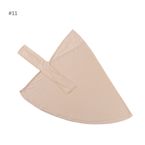 Cross-border Modal Breathable Strap Buttons Adjustable Highly Elastic Multi-Color Base Hat Cover Solid Color Scarf
