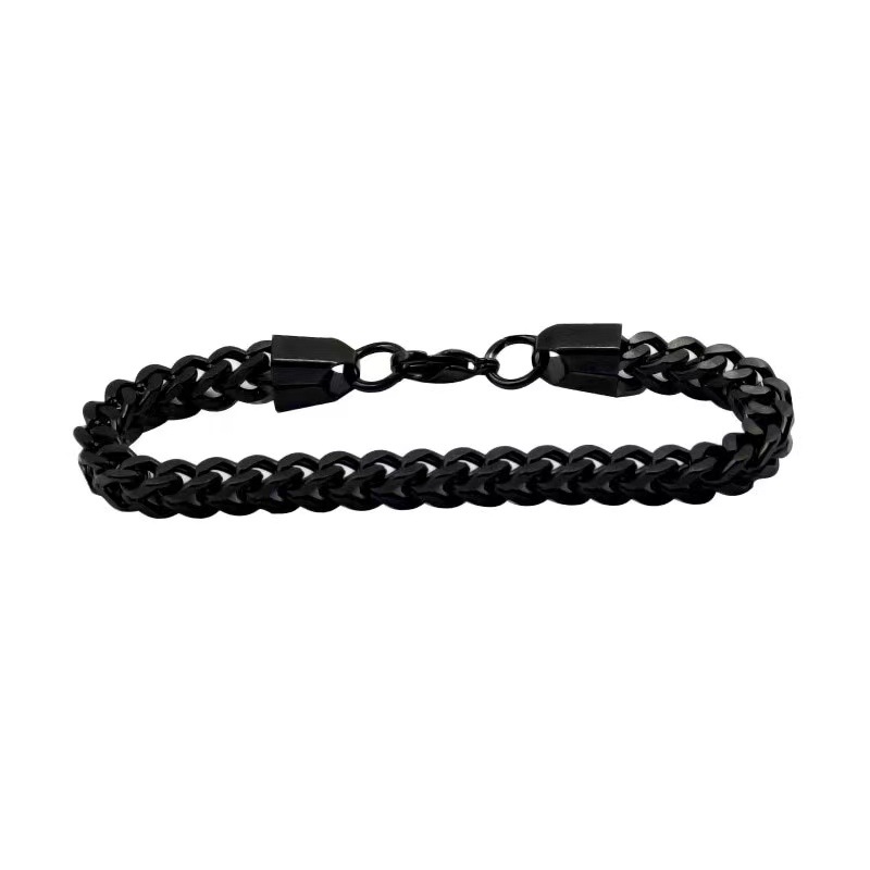 Men's Cuban Link Bracelet Stainless Steel Waterproof Jewellery_voghion.com