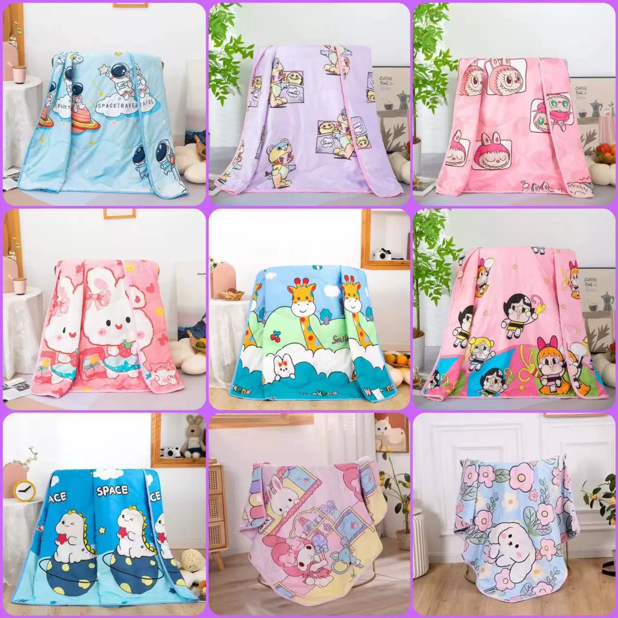 Маленькие стеганые одеяла Детские стеганые одеяла можно стирать в машинной стирке